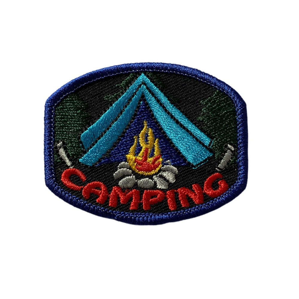 Iron on Camping Patch